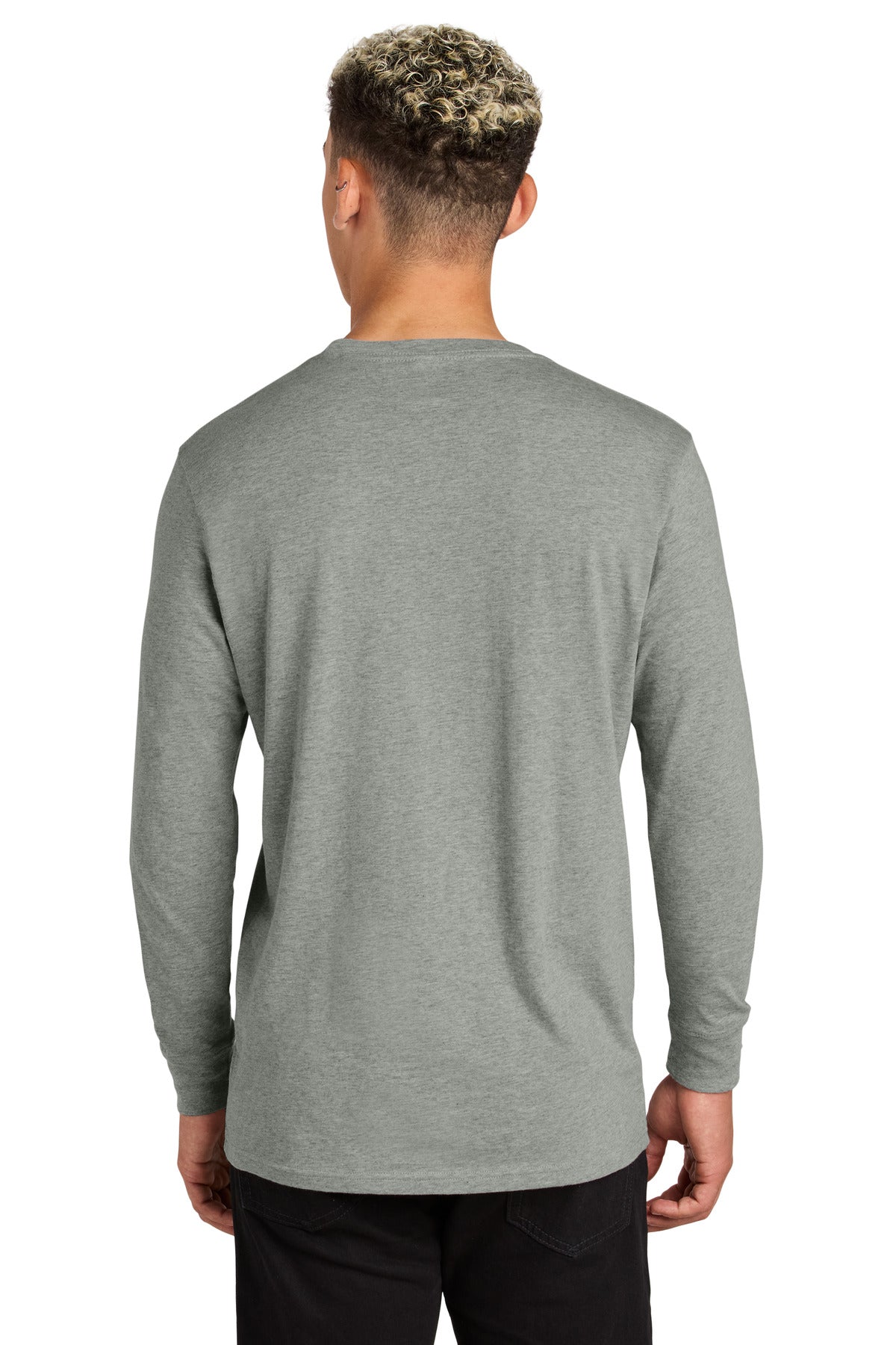 Custom Embroidered Allmade Unisex Long Sleeve Organic Cotton Tee AL6104,Granite Grey Heather