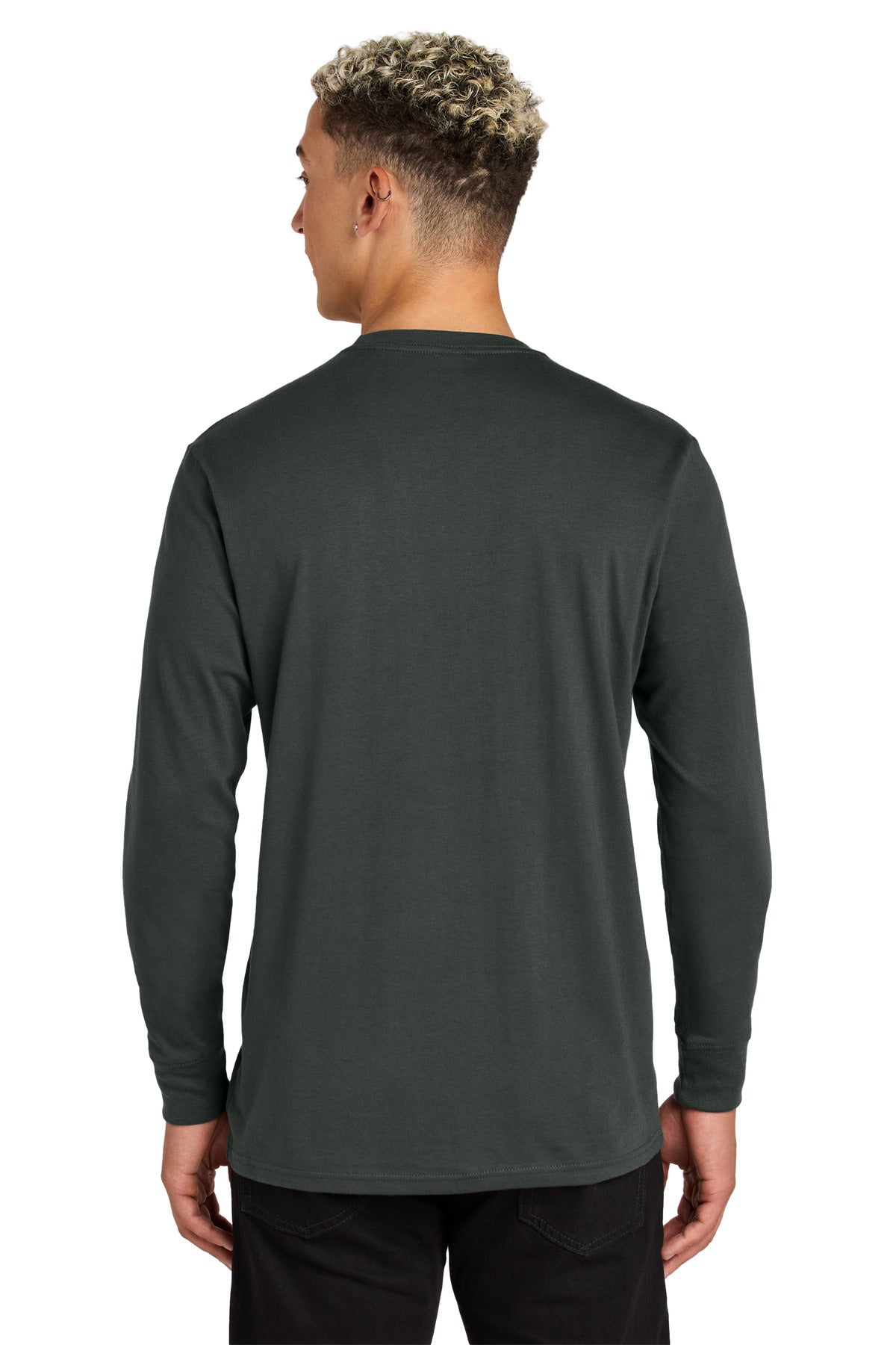 Custom Embroidered Allmade Unisex Long Sleeve Organic Cotton Tee AL6104,Terrain Grey