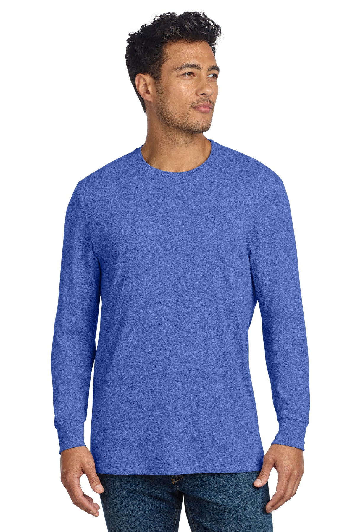 Custom Embroidered AllMade T-Shirts  in Reused Royal Heather
