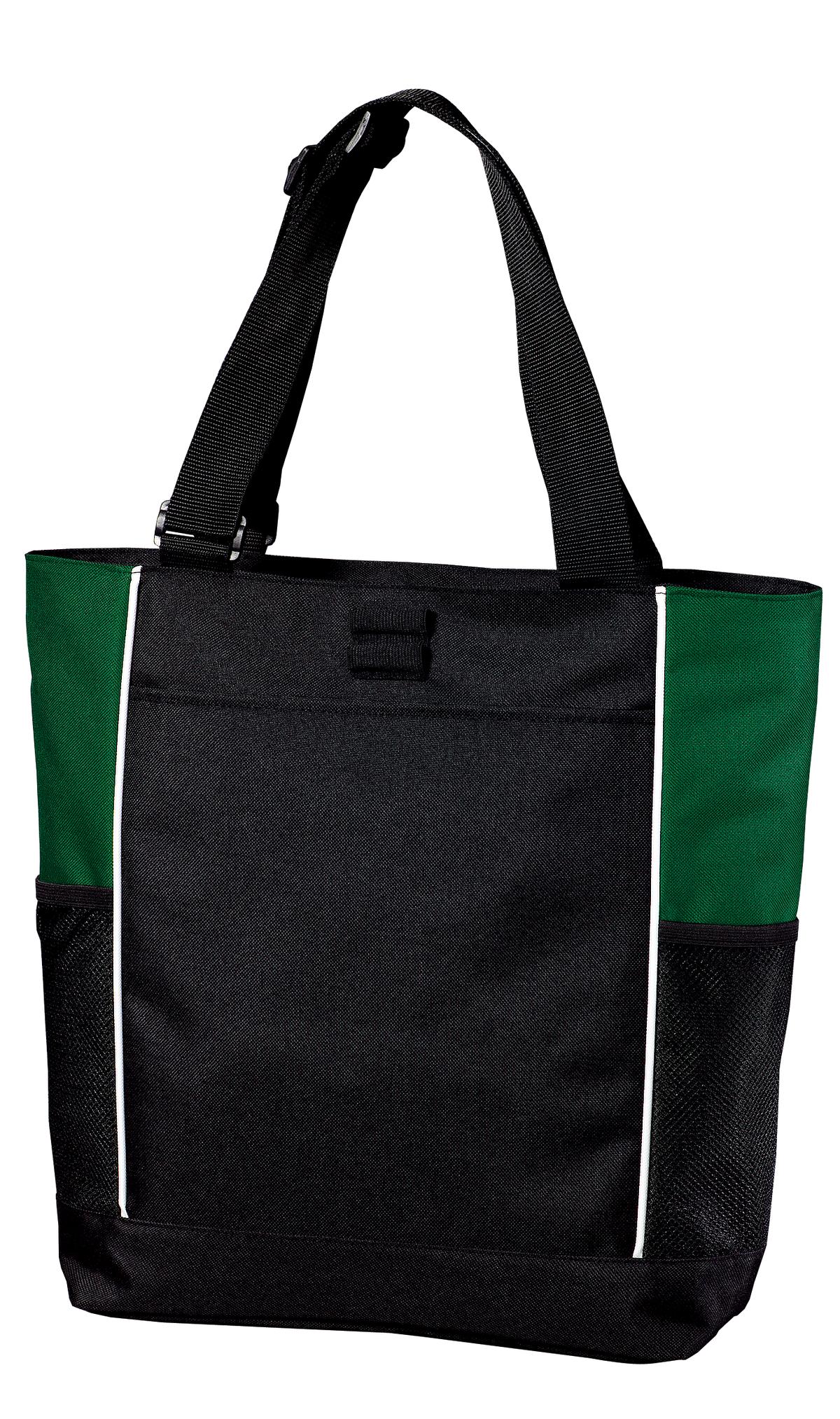 Custom Embroidered Port Authority Bags in Black/ Hunter
