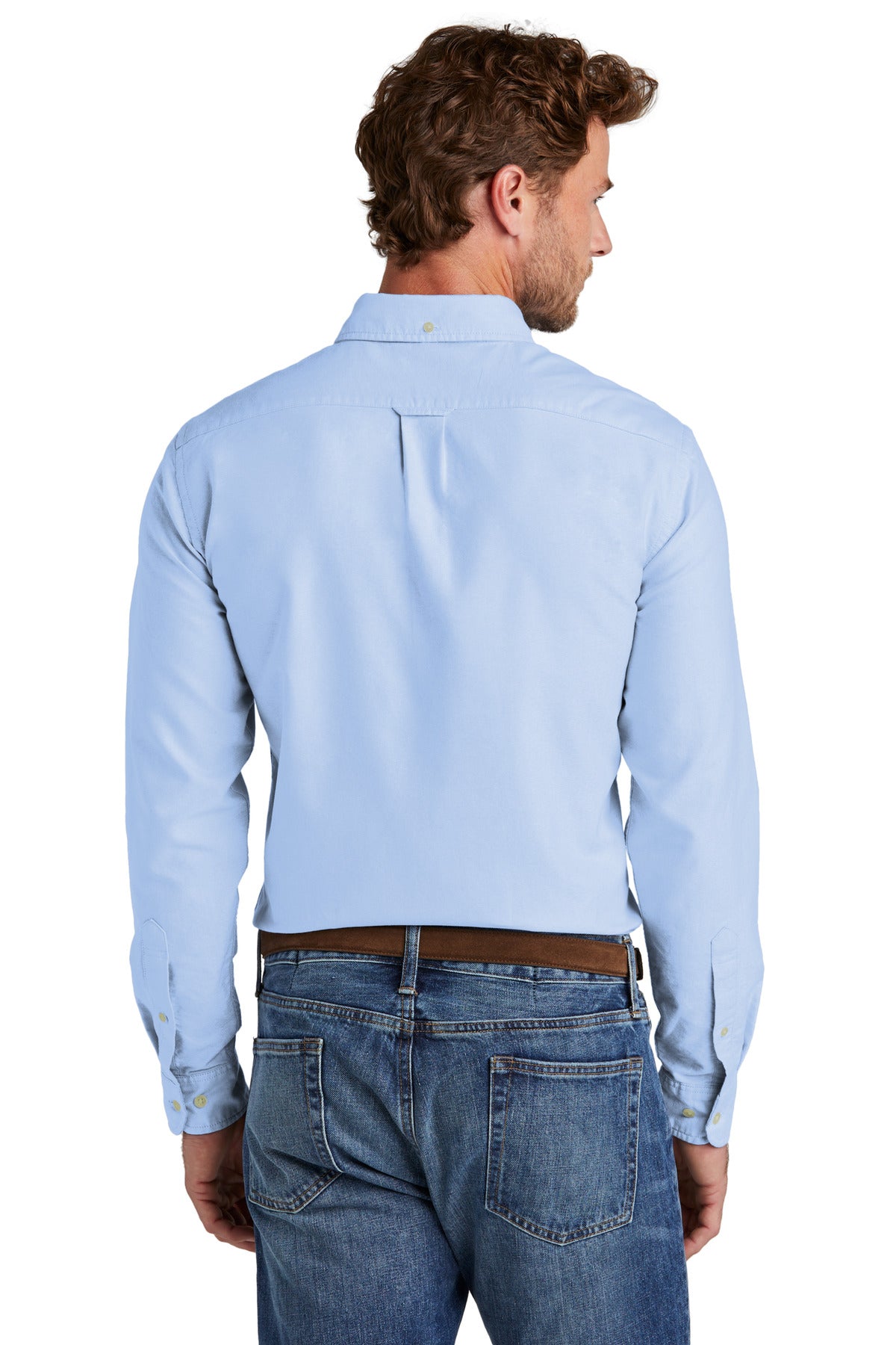 Custom Embroidered Brooks Brothers Casual Oxford Cloth Shirt BB18004,Newport Blue