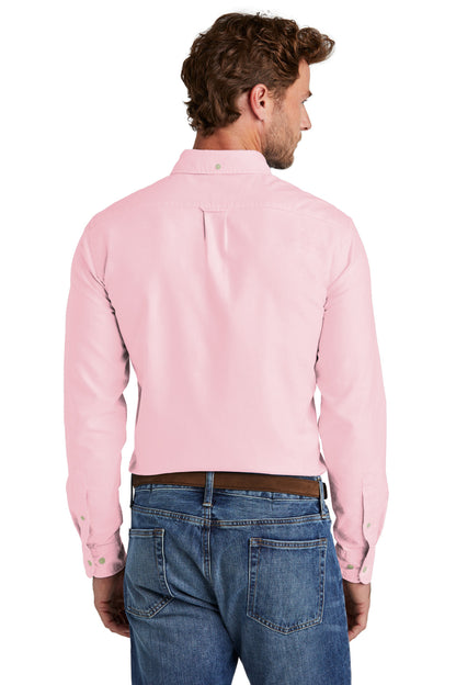 Custom Embroidered Brooks Brothers Casual Oxford Cloth Shirt BB18004,Soft Pink