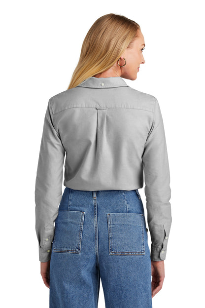 Custom Embroidered Brooks Brothers Women's Casual Oxford Cloth Shirt BB18005,Windsor Grey