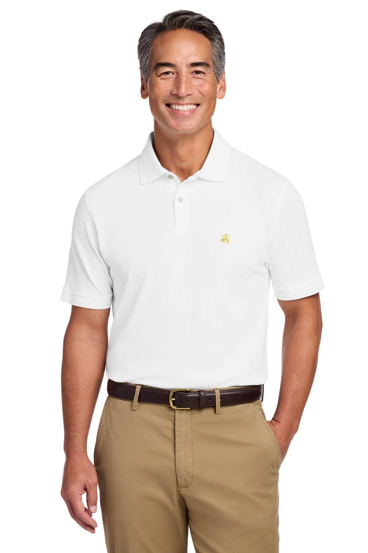 Custom Embroidered Brooks Brothers Polos/Knits in White