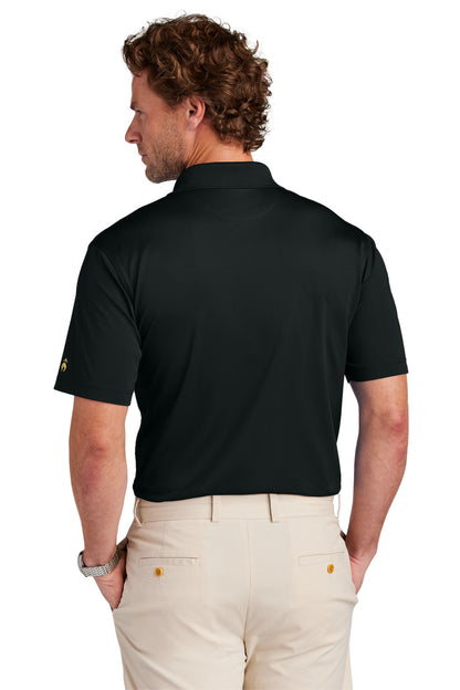 Custom Embroidered Brooks Brothers Mesh Pique Performance Polo BB18220,Deep Black