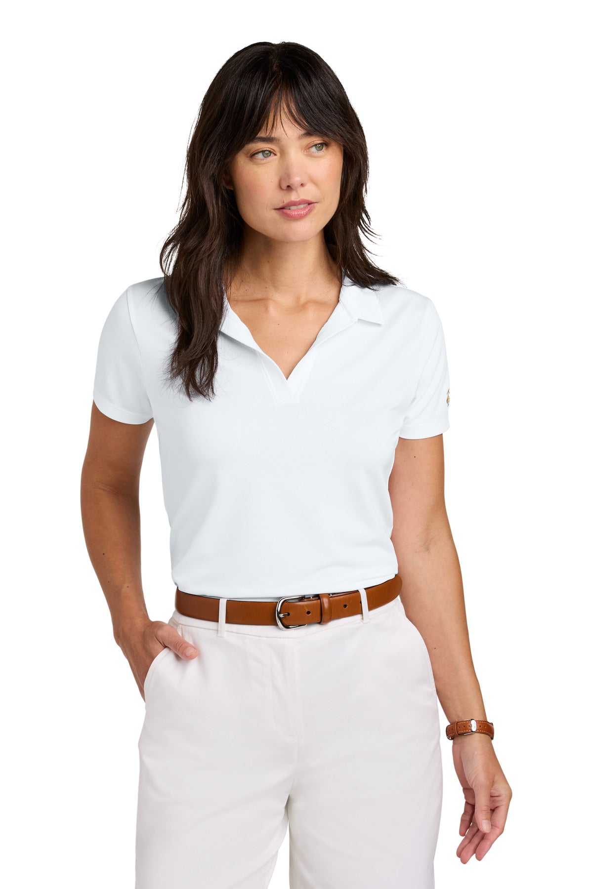 Custom Embroidered Brooks Brothers Polos/Knits in White