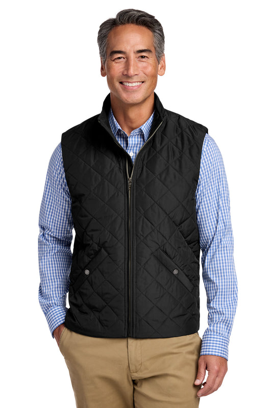 Custom Embroidered Brooks Brothers Outerwear in Deep Black