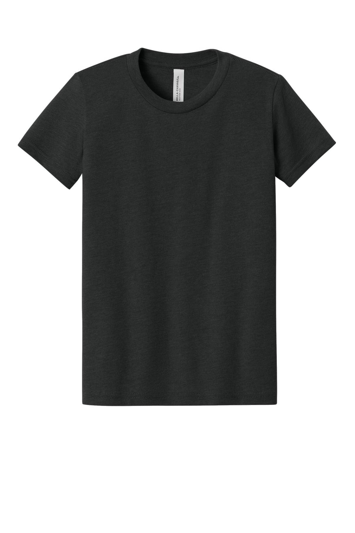Custom Embroidered Bella + Canvas T-Shirts  in Black Heather