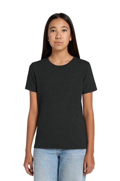 Custom Embroidered Bella + Canvas T-Shirts  in Black Heather