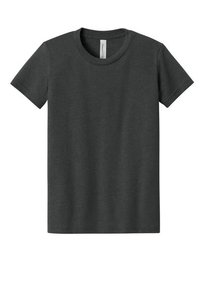 Custom Embroidered Bella + Canvas T-Shirts  in Dark Grey Heather