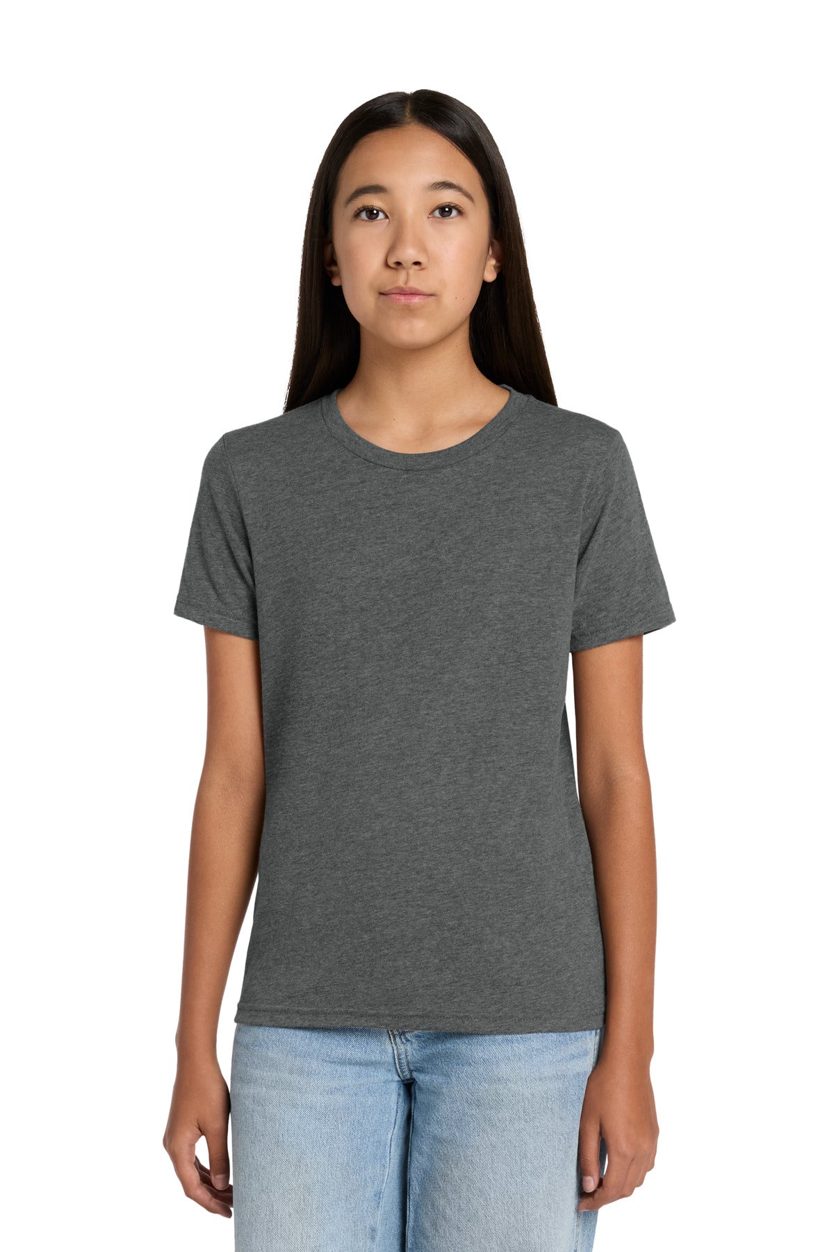Custom Embroidered Bella + Canvas T-Shirts  in Deep Heather