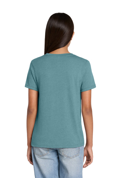 Custom Embroidered Bella + Canvas T-Shirts  in Heather Blue Lagoon