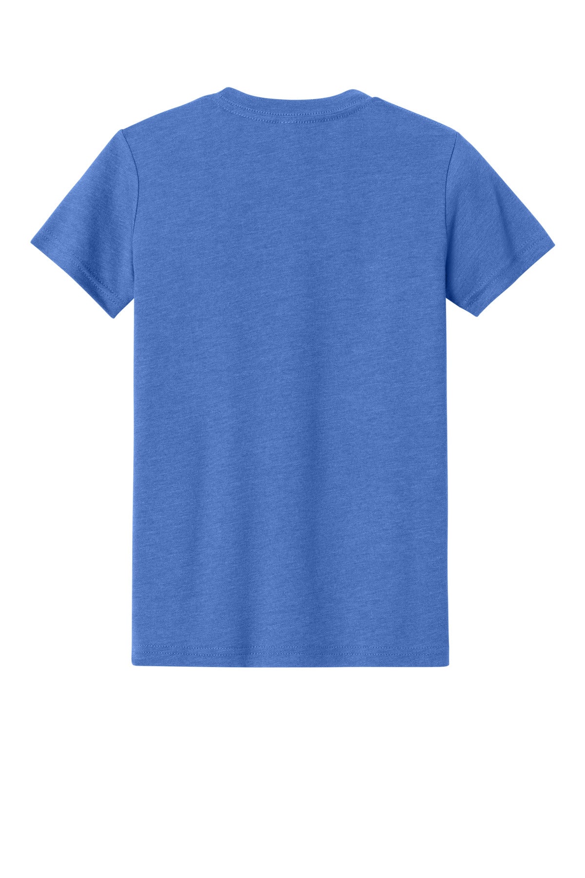 Custom Embroidered Bella + Canvas T-Shirts  in Heather Columbia Blue