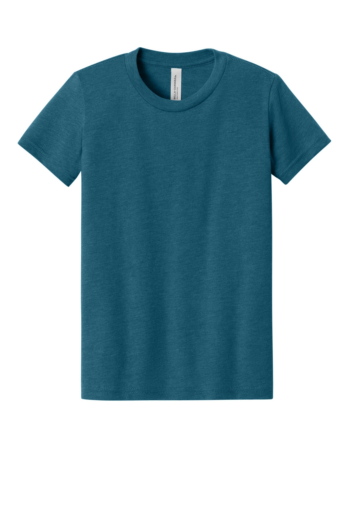 Custom Embroidered Bella + Canvas T-Shirts  in Heather Deep Teal