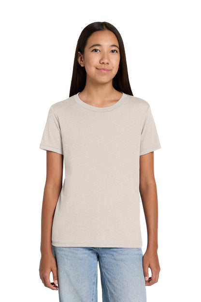 Custom Embroidered Bella + Canvas T-Shirts  in Heather Dust