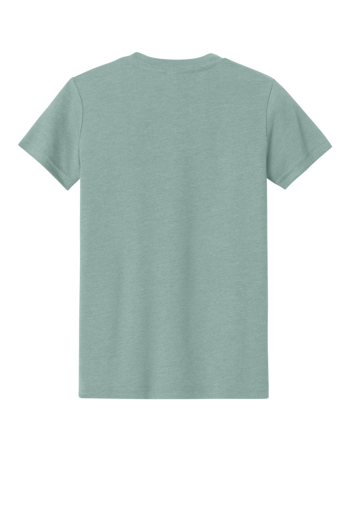 Custom Embroidered Bella + Canvas T-Shirts  in Heather Dusty Blue