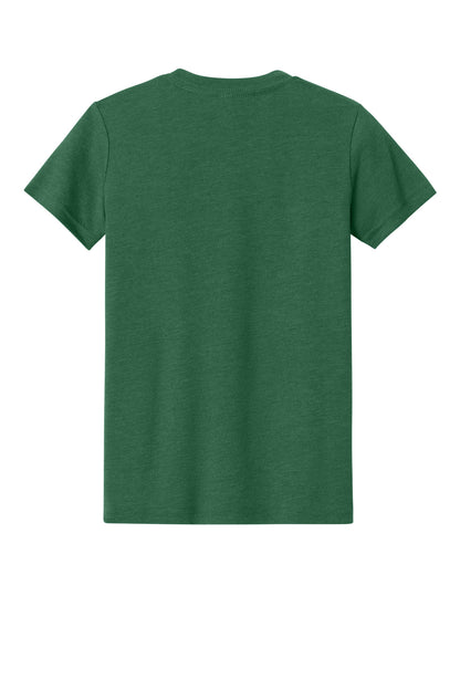 Custom Embroidered Bella + Canvas T-Shirts  in Heather Grass Green
