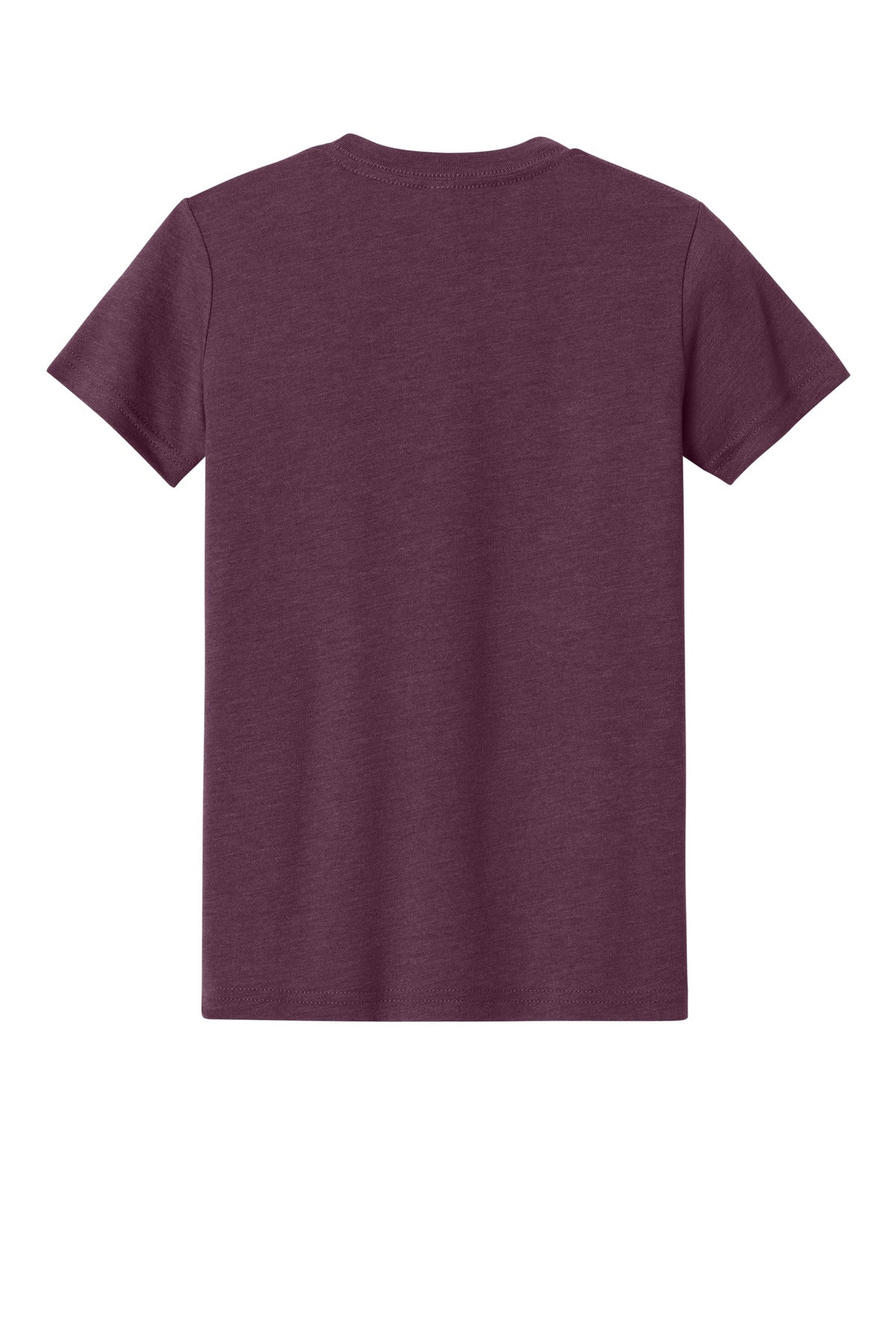 Custom Embroidered Bella + Canvas T-Shirts  in Heather Maroon