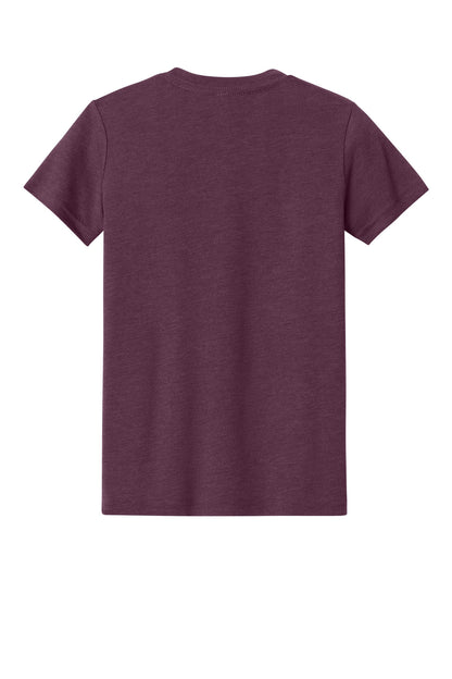 Custom Embroidered Bella + Canvas T-Shirts  in Heather Maroon