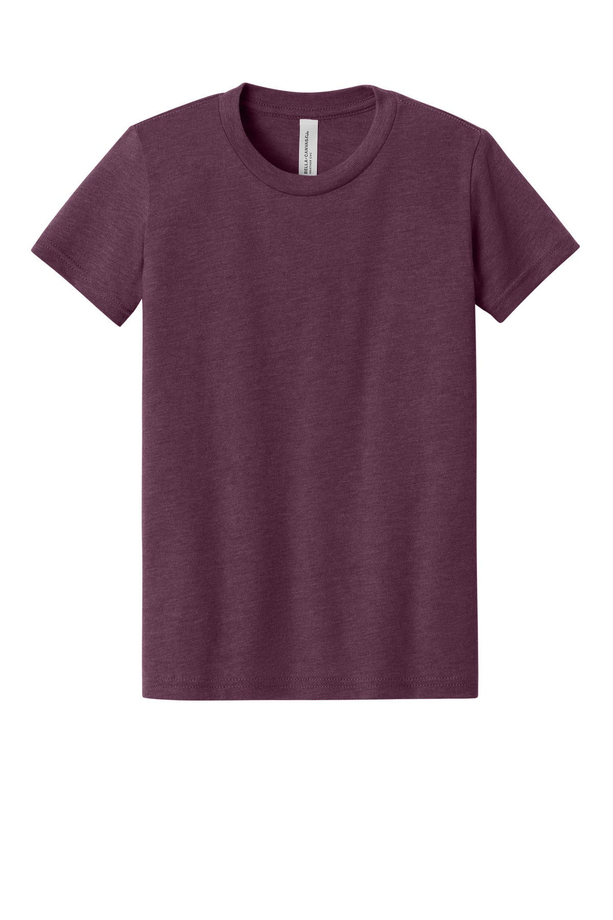 Custom Embroidered Bella + Canvas T-Shirts  in Heather Maroon