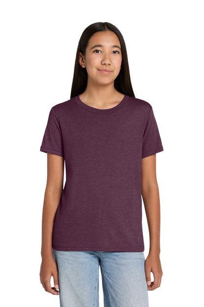 Custom Embroidered Bella + Canvas T-Shirts  in Heather Maroon