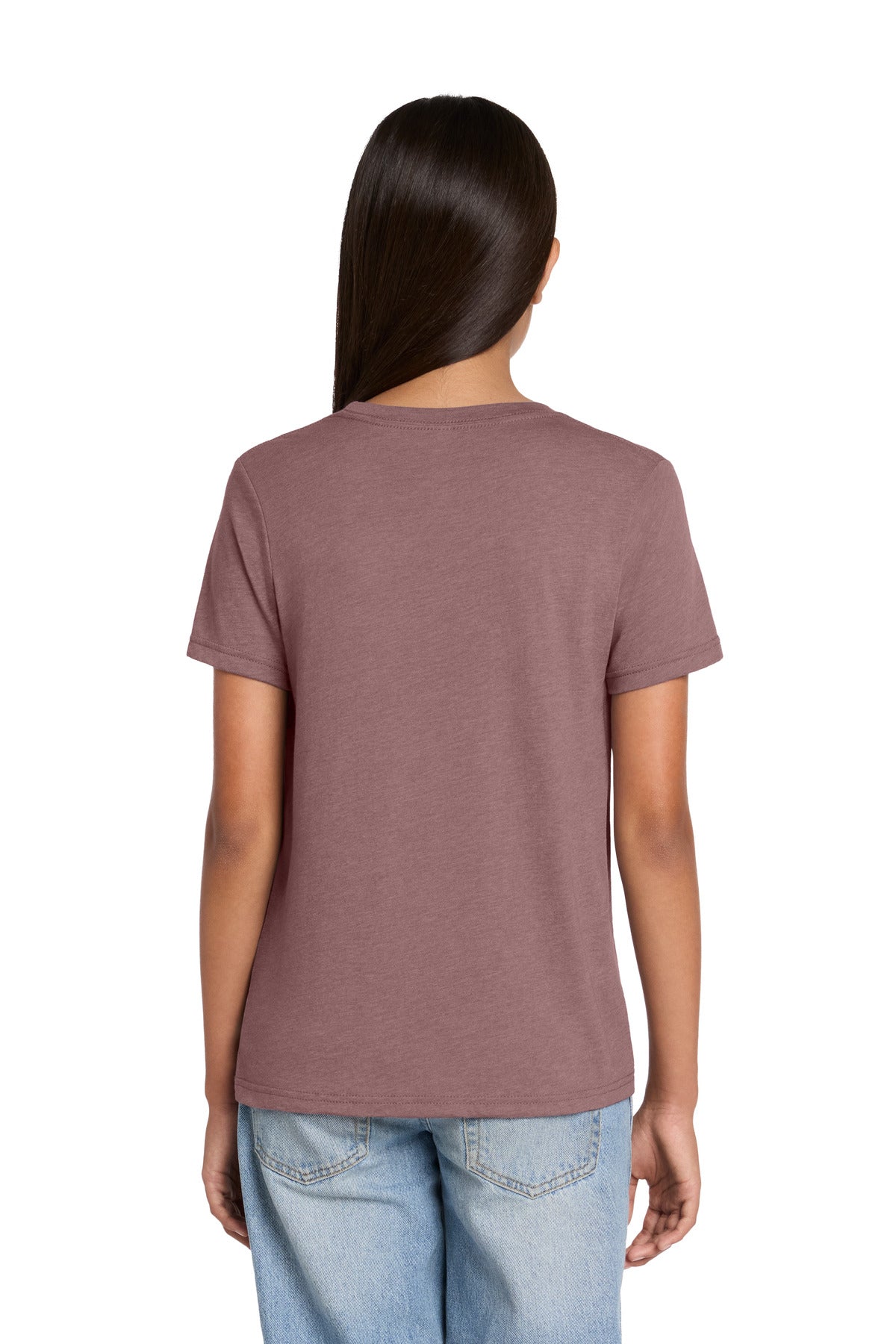Custom Embroidered Bella + Canvas T-Shirts  in Heather Mauve
