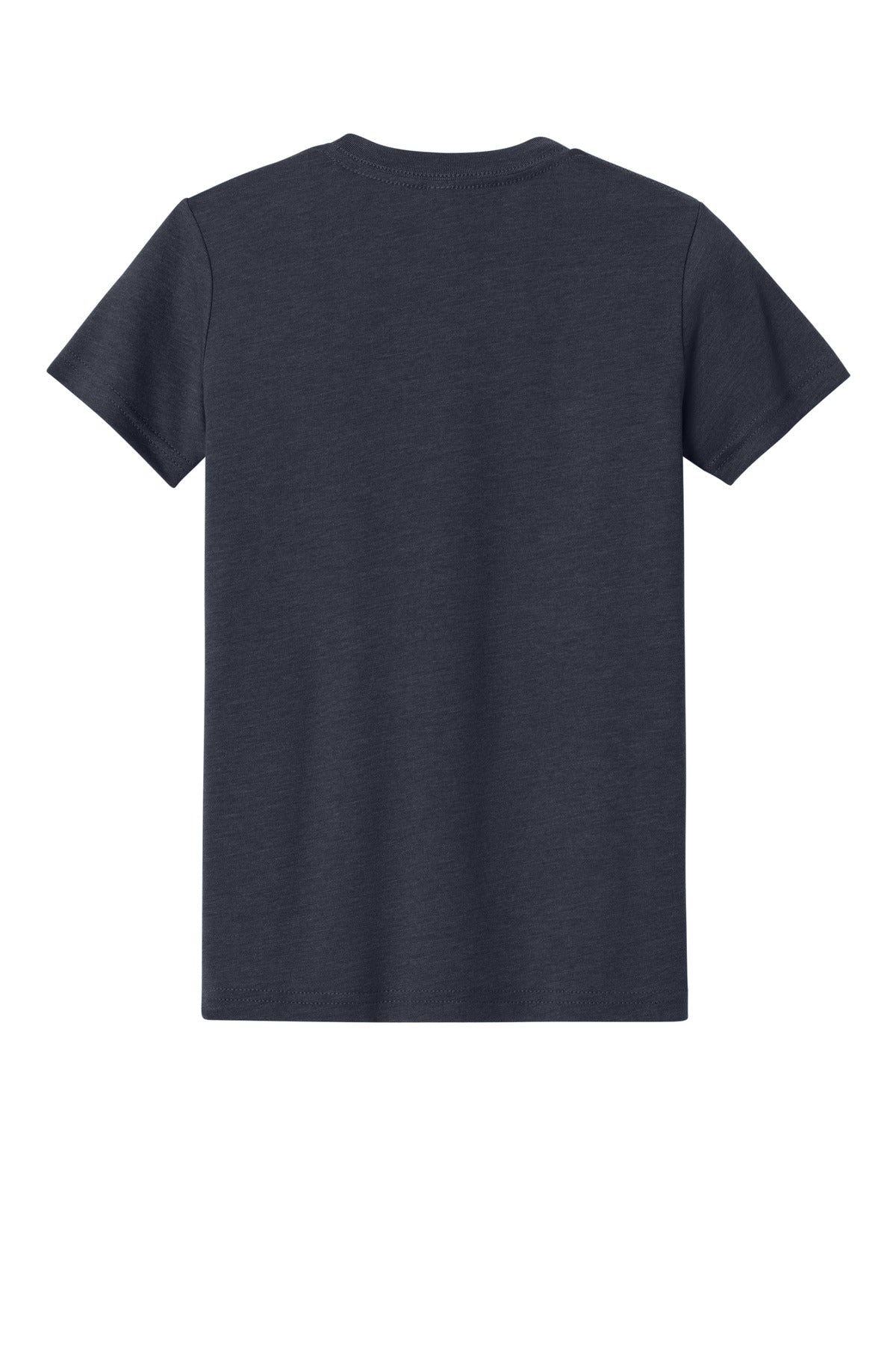 Custom Embroidered Bella + Canvas T-Shirts  in Heather Midnight Navy