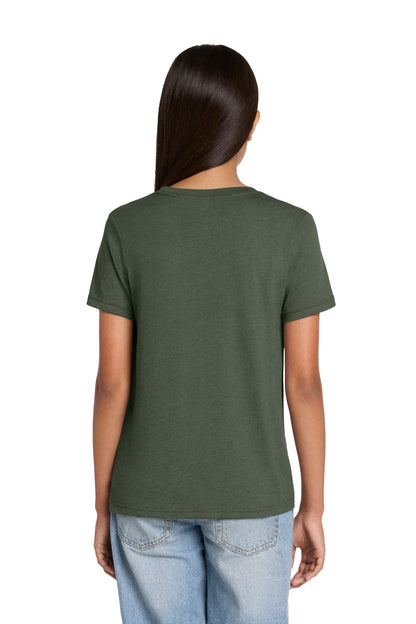 Custom Embroidered Bella + Canvas T-Shirts  in Heather Military Green