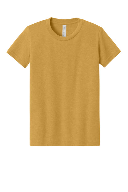 Custom Embroidered Bella + Canvas T-Shirts  in Heather Mustard