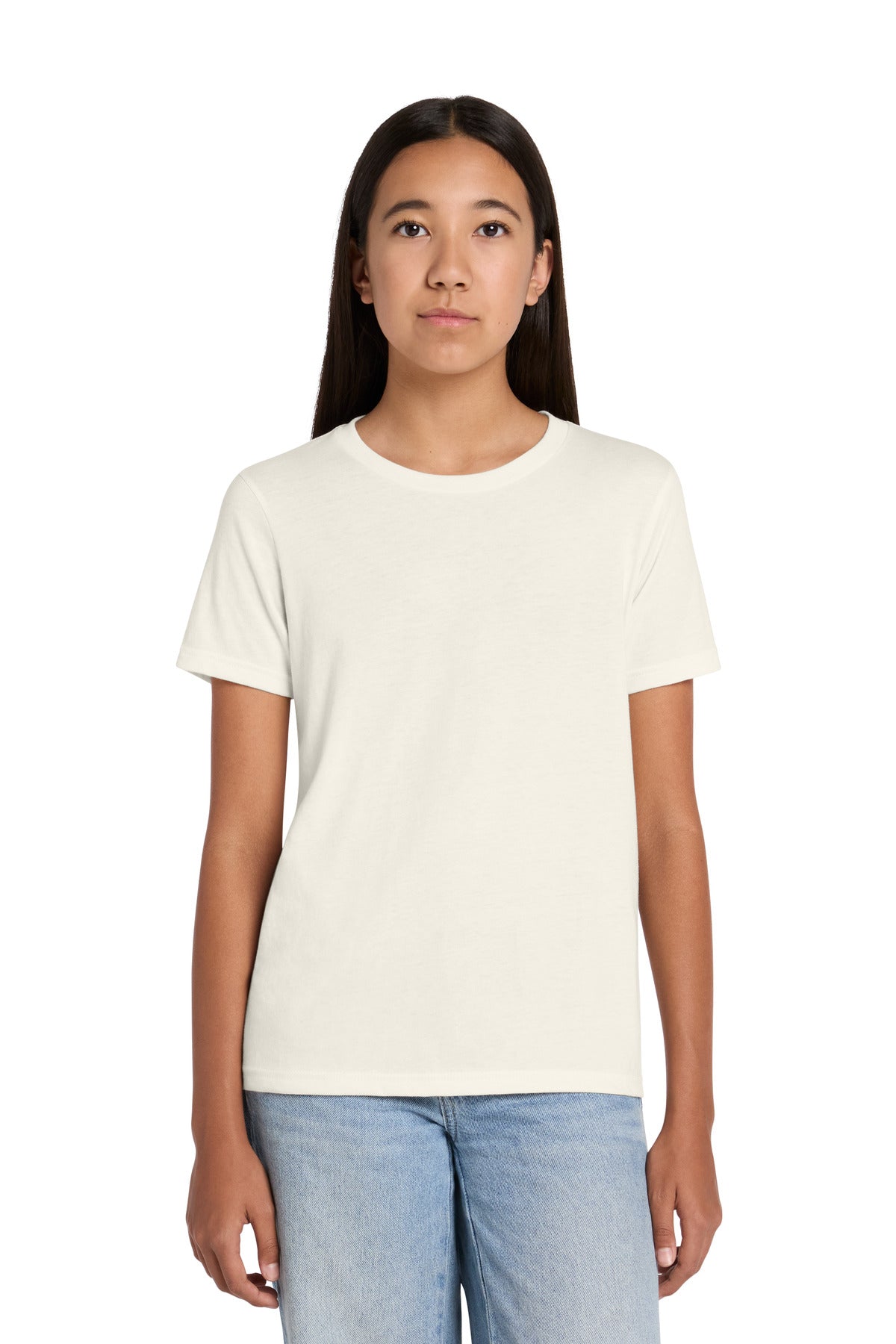 Custom Embroidered Bella + Canvas T-Shirts  in Heather Natural