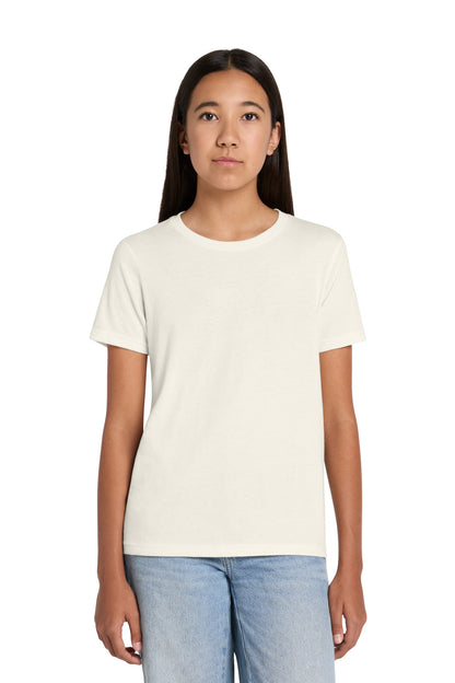 Custom Embroidered Bella + Canvas T-Shirts  in Heather Natural