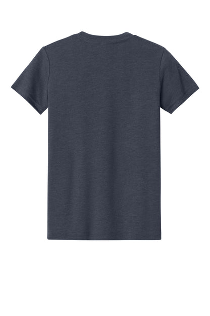 Custom Embroidered Bella + Canvas T-Shirts  in Heather Navy