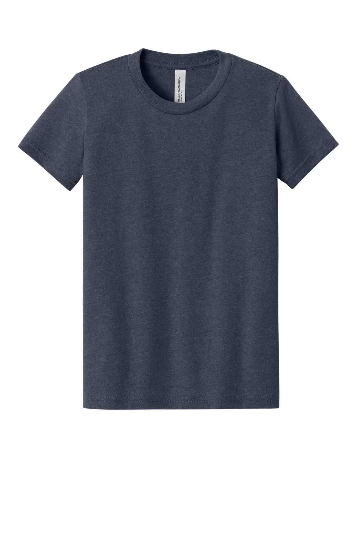 Custom Embroidered Bella + Canvas T-Shirts  in Heather Navy