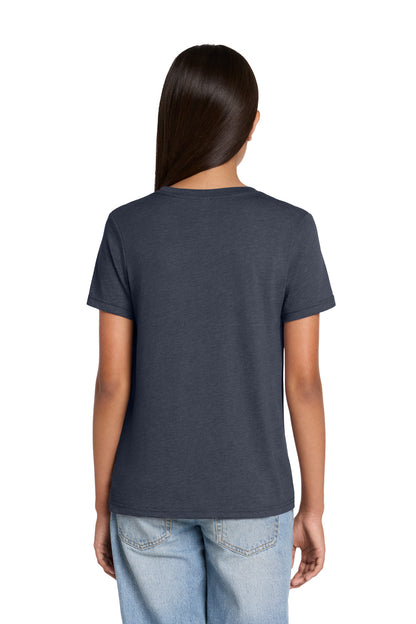 Custom Embroidered Bella + Canvas T-Shirts  in Heather Navy