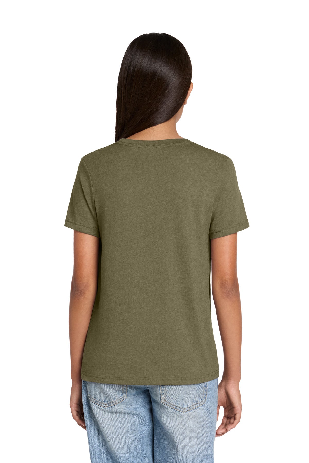 Custom Embroidered Bella + Canvas T-Shirts  in Heather Olive