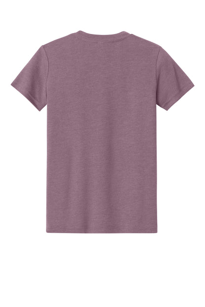 Custom Embroidered Bella + Canvas T-Shirts  in Heather Orchid
