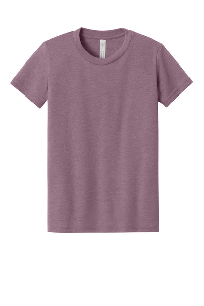 Custom Embroidered Bella + Canvas T-Shirts  in Heather Orchid