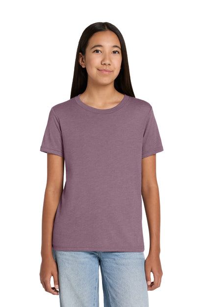 Custom Embroidered Bella + Canvas T-Shirts  in Heather Orchid