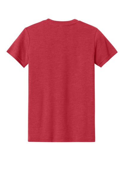 Custom Embroidered Bella + Canvas T-Shirts  in Heather Red