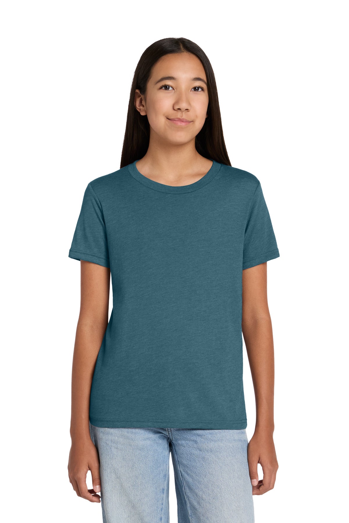 Custom Embroidered Bella + Canvas T-Shirts  in Heather Slate