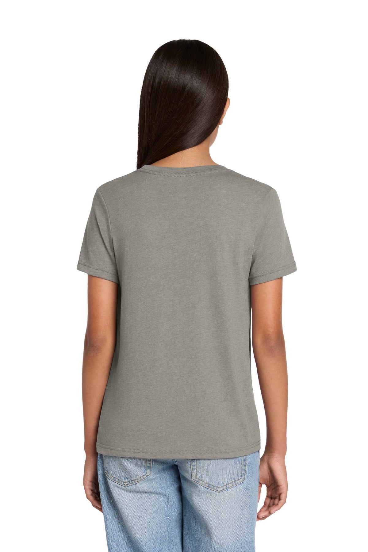 Custom Embroidered Bella + Canvas T-Shirts  in Heather Stone