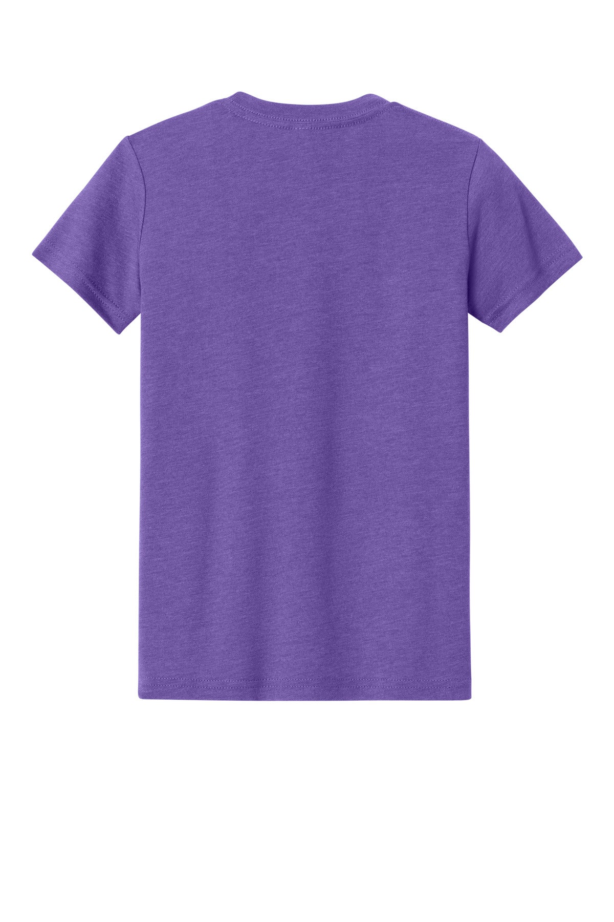 Custom Embroidered Bella + Canvas T-Shirts  in Heather Team Purple