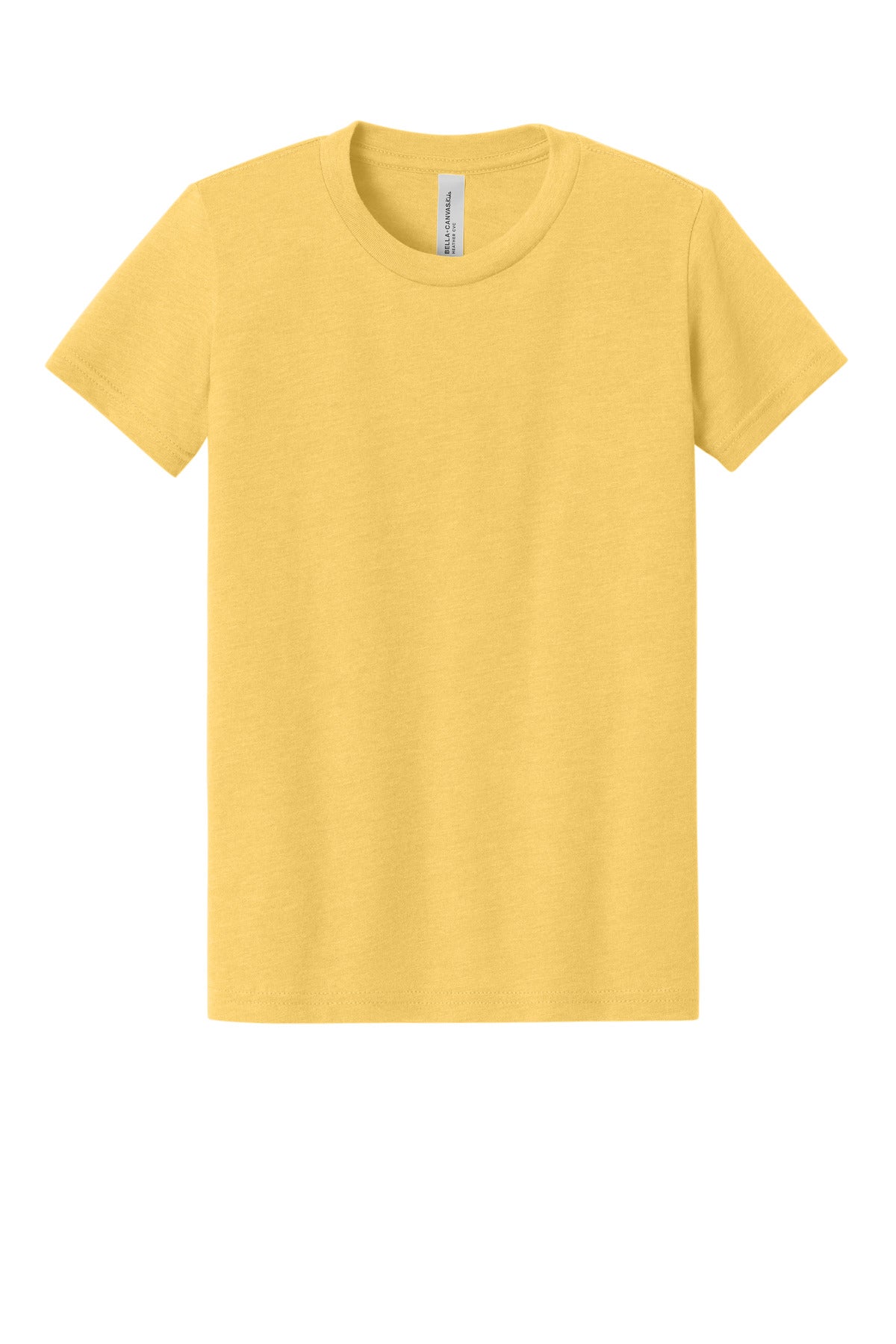 Custom Embroidered Bella + Canvas T-Shirts  in Heather Yellow Gold