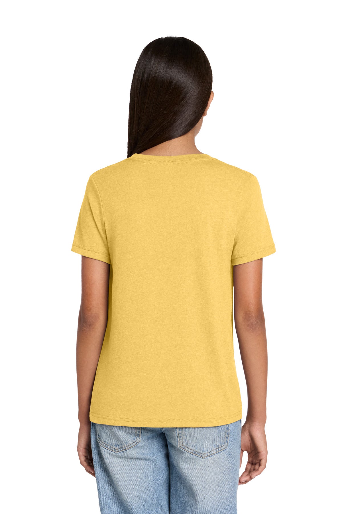 Custom Embroidered Bella + Canvas T-Shirts  in Heather Yellow Gold