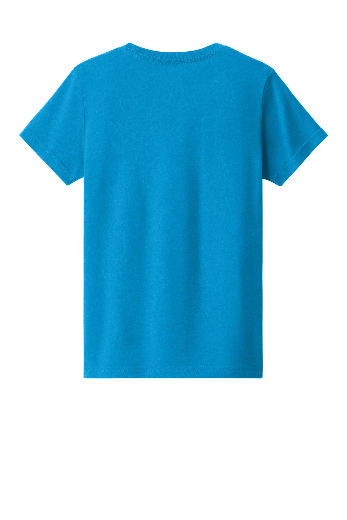 Custom Embroidered Bella + Canvas T-Shirts  in Neon Blue