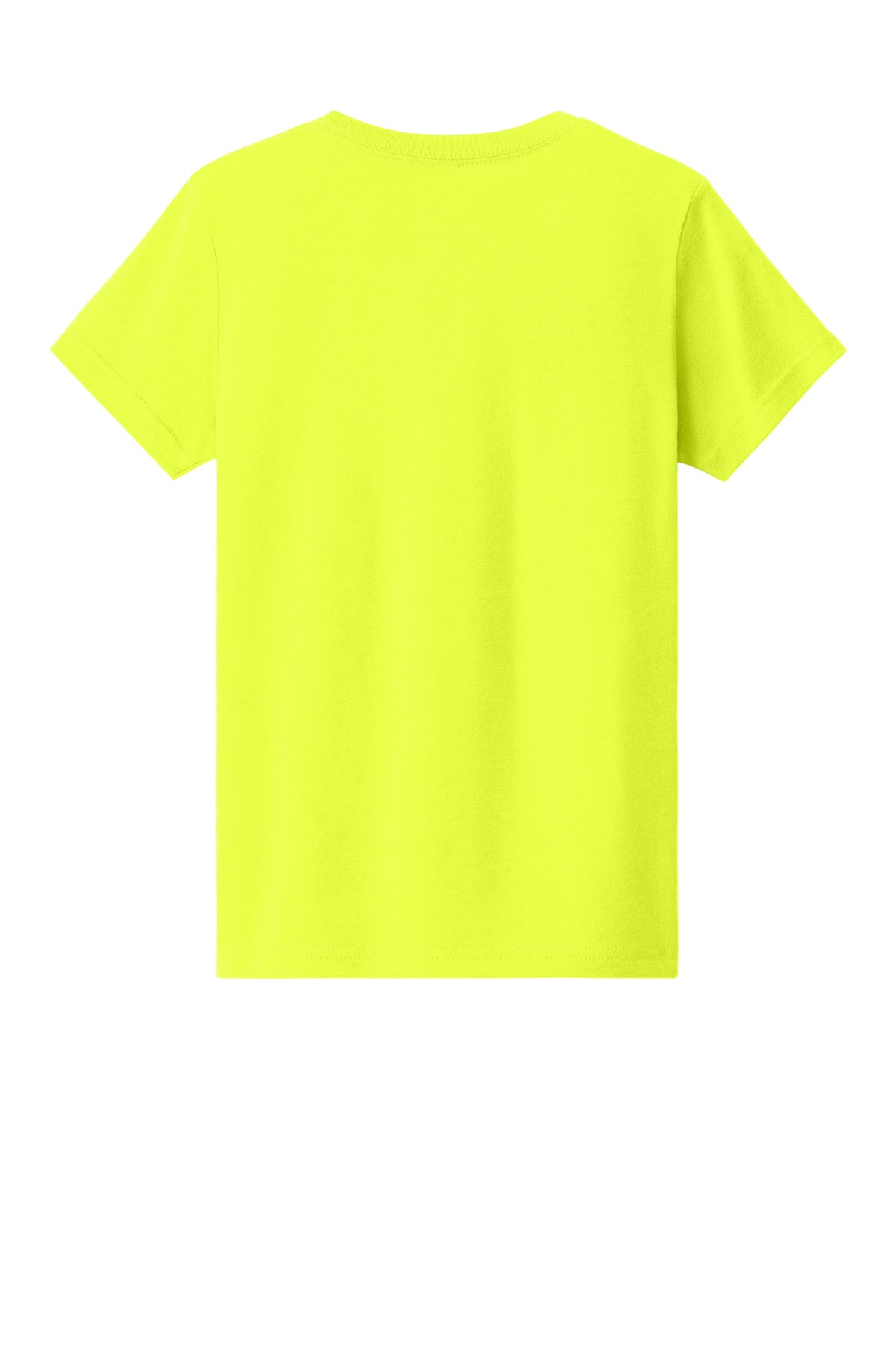 Custom Embroidered Bella + Canvas T-Shirts  in Neon Yellow
