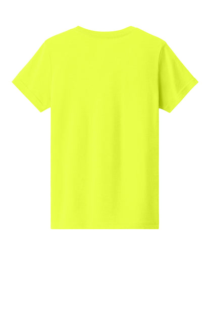 Custom Embroidered Bella + Canvas T-Shirts  in Neon Yellow