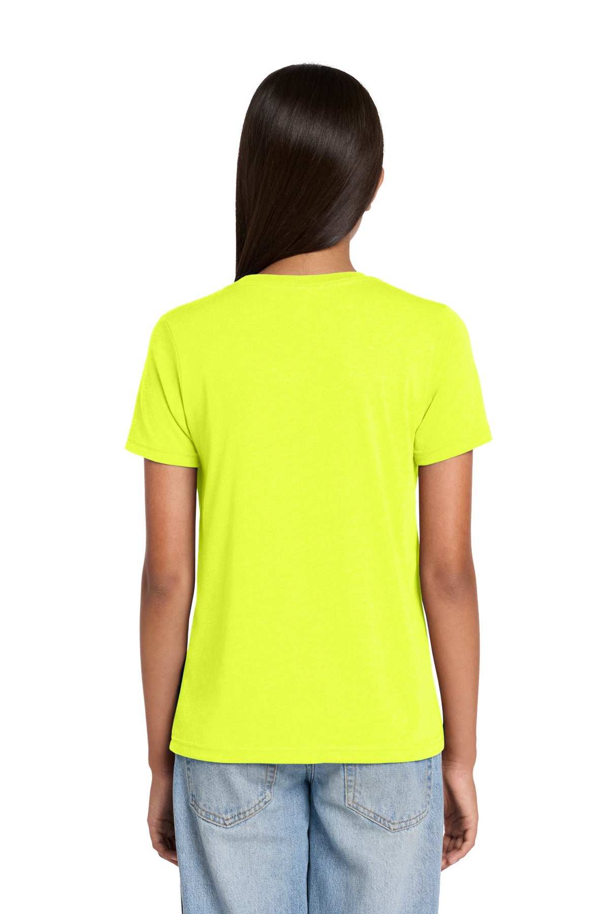 Custom Embroidered Bella + Canvas T-Shirts  in Neon Yellow