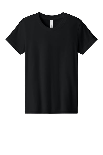 Custom Embroidered Bella + Canvas T-Shirts  in Solid Black Blend