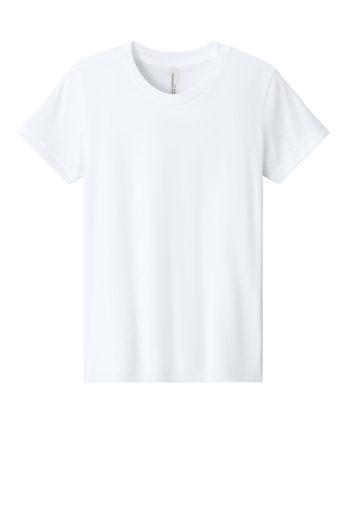 Custom Embroidered Bella + Canvas T-Shirts  in Solid White Blend